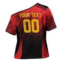 Custom Knight Riders Cricket Trinbago Cross Shoulder Shirt We Are TKR