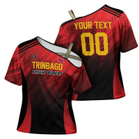 Custom Knight Riders Cricket Trinbago Cross Shoulder Shirt We Are TKR