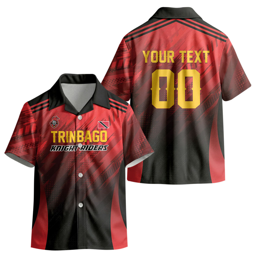 Custom Knight Riders Cricket Trinbago Kid Hawaiian Shirt We Are TKR