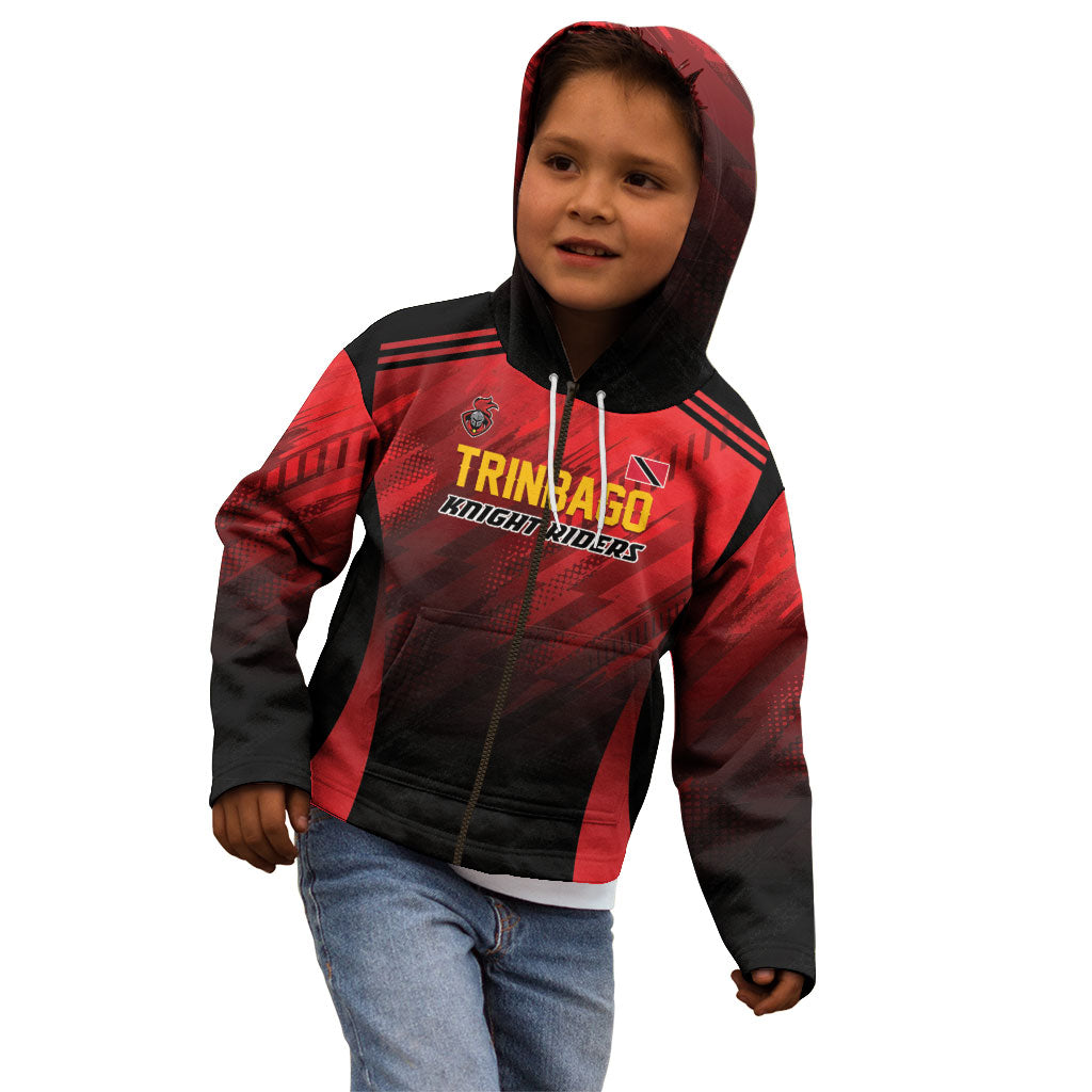 Custom Knight Riders Cricket Trinbago Kid Hoodie We Are TKR