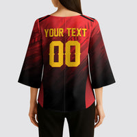 Custom Knight Riders Cricket Trinbago Kimono Sleeve Blouse We Are TKR