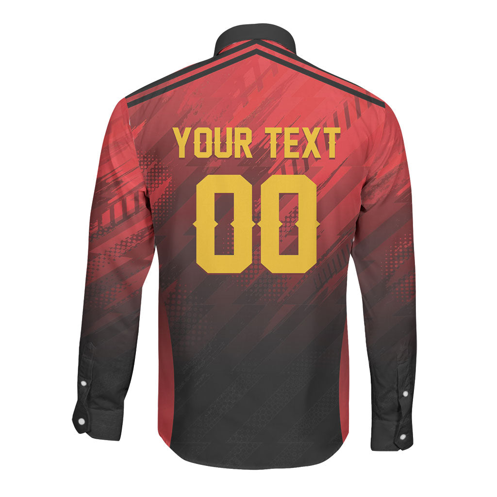 Custom Knight Riders Cricket Trinbago Long Sleeve Button Shirt We Are TKR