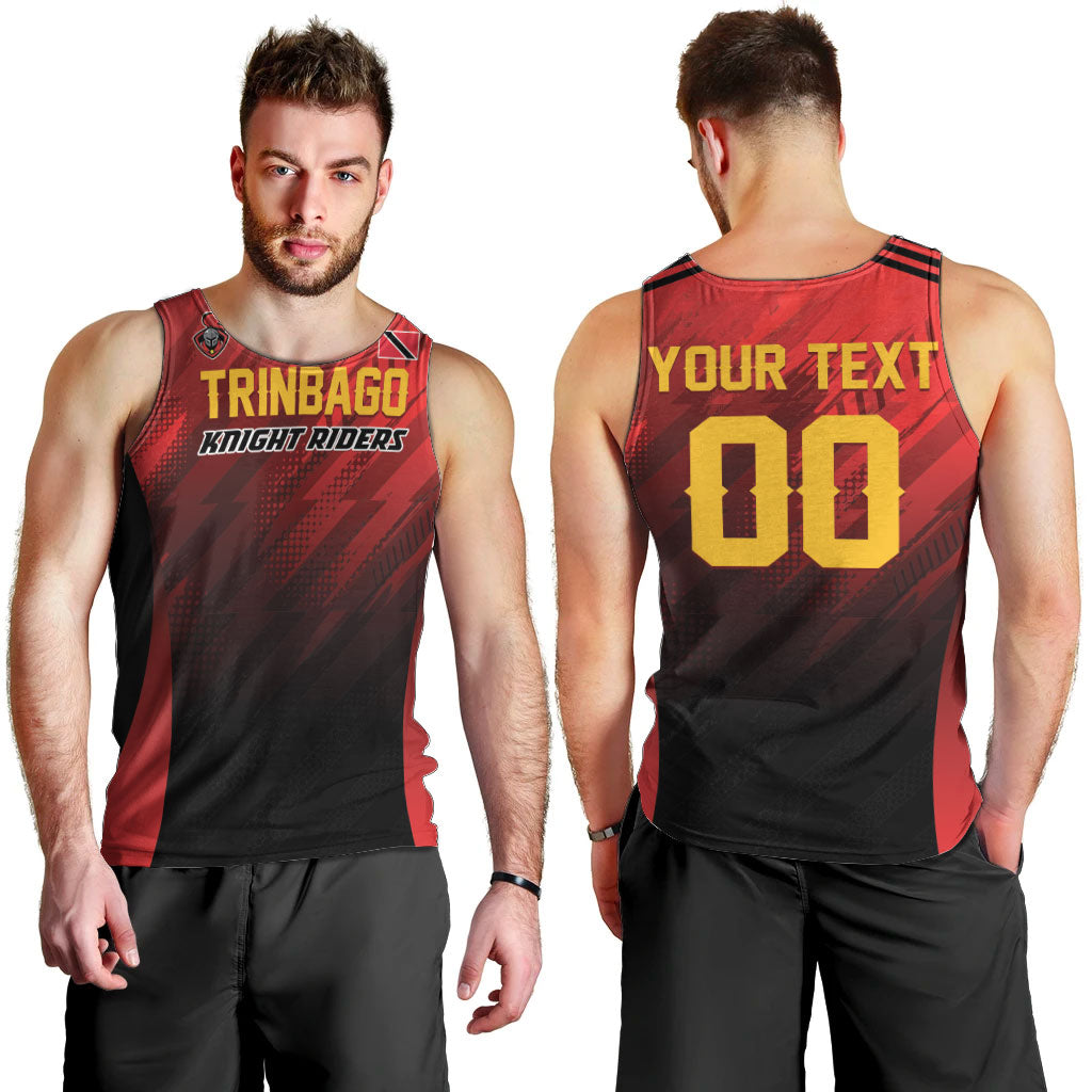 Custom Knight Riders Cricket Trinbago Men Tank Top We Are TKR