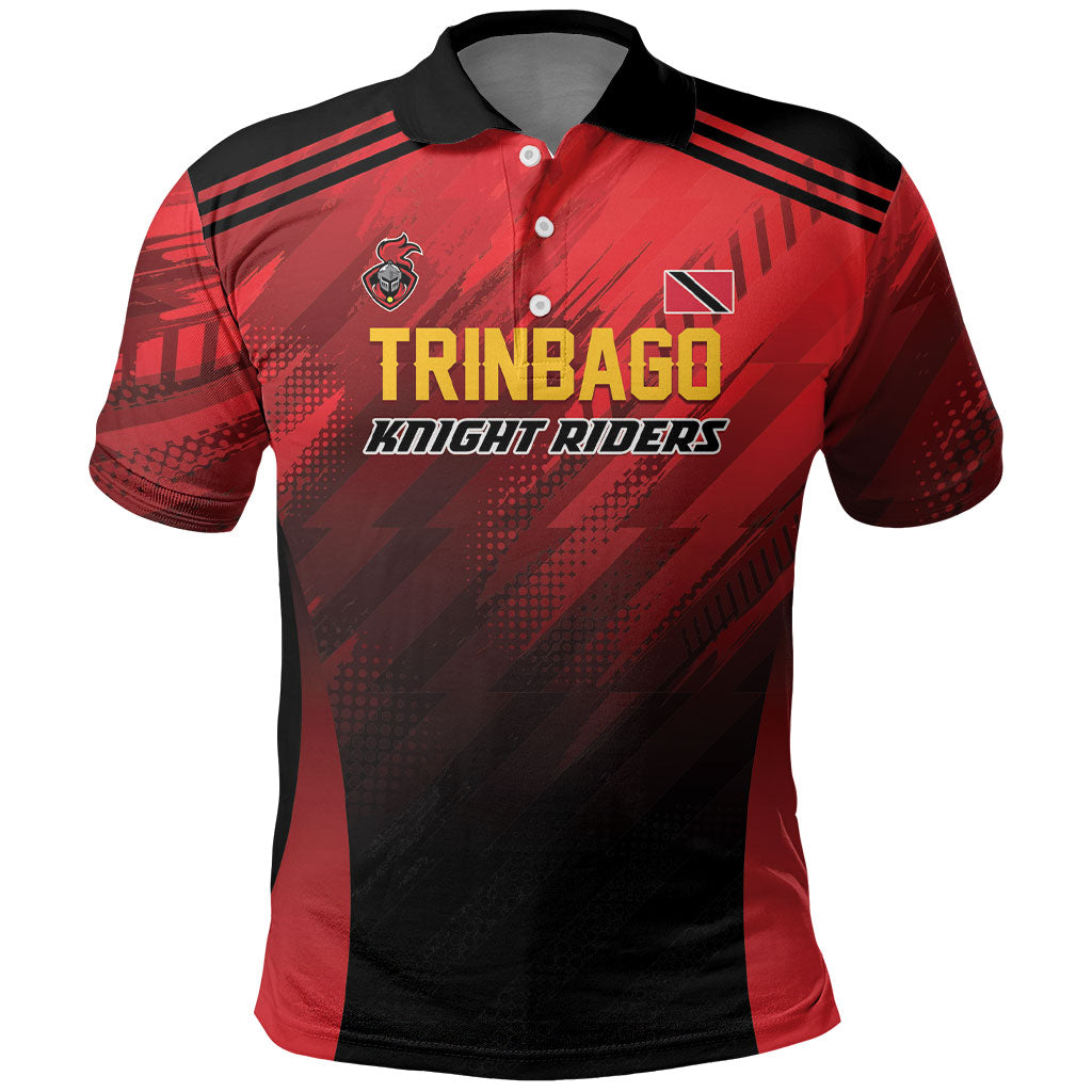 Custom Knight Riders Cricket Trinbago Polo Shirt We Are TKR