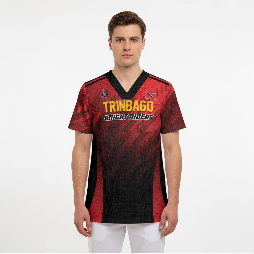 Custom Knight Riders Cricket Trinbago Scrub Top We Are TKR
