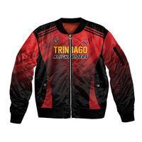 Custom Knight Riders Cricket Trinbago Sleeve Zip Bomber Jacket We Are TKR