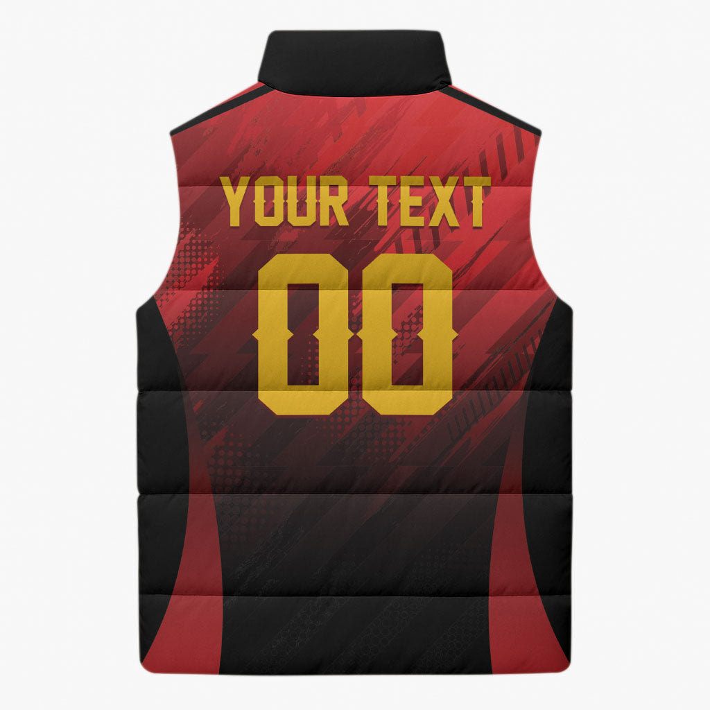 Custom Knight Riders Cricket Trinbago Sleeveless Puffer Jacket We Are TKR