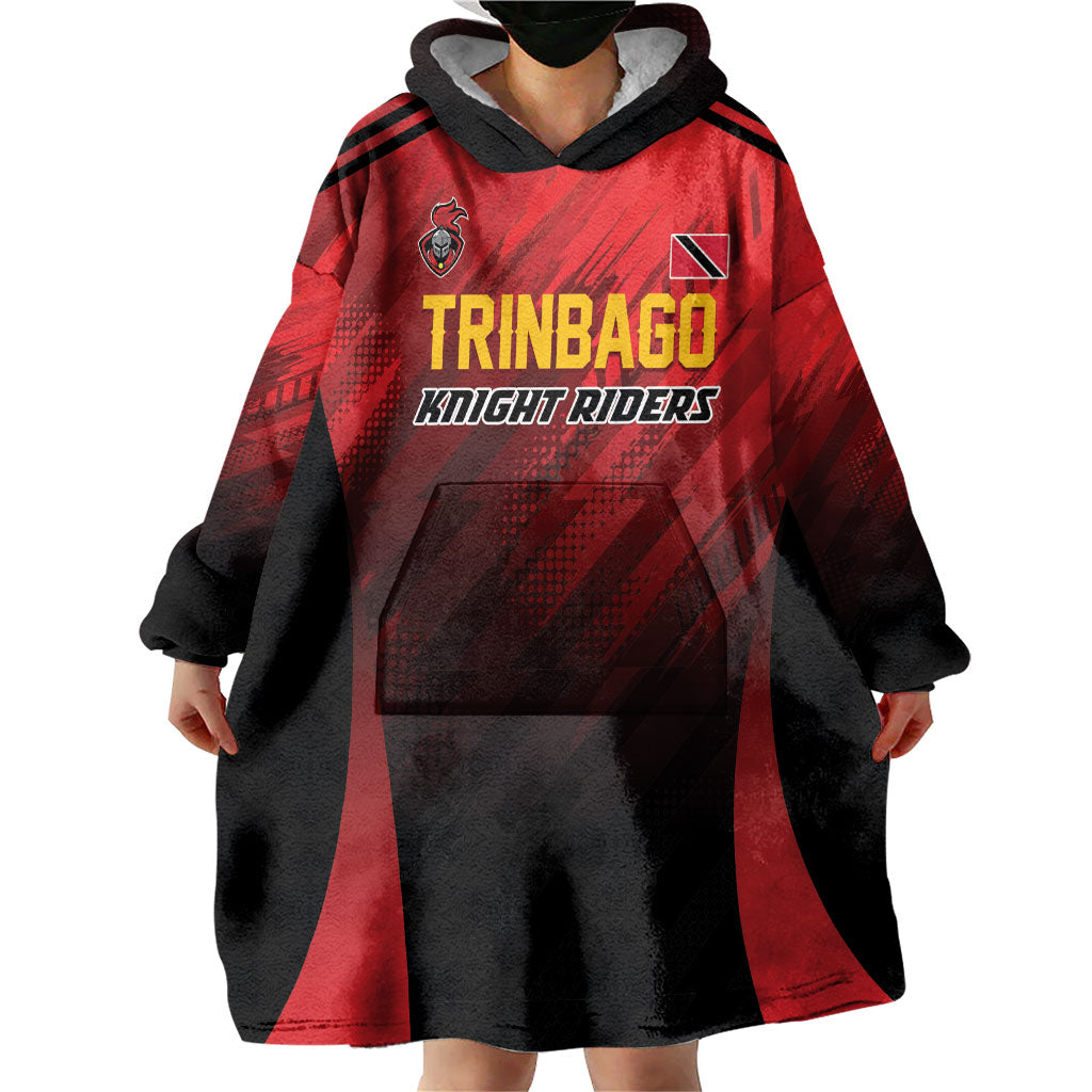 Custom Knight Riders Cricket Trinbago Wearable Blanket Hoodie We Are TKR