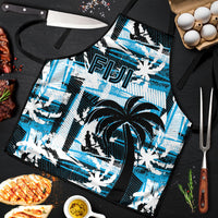 Fijian Rugby Apron Grunge Palm Stylized