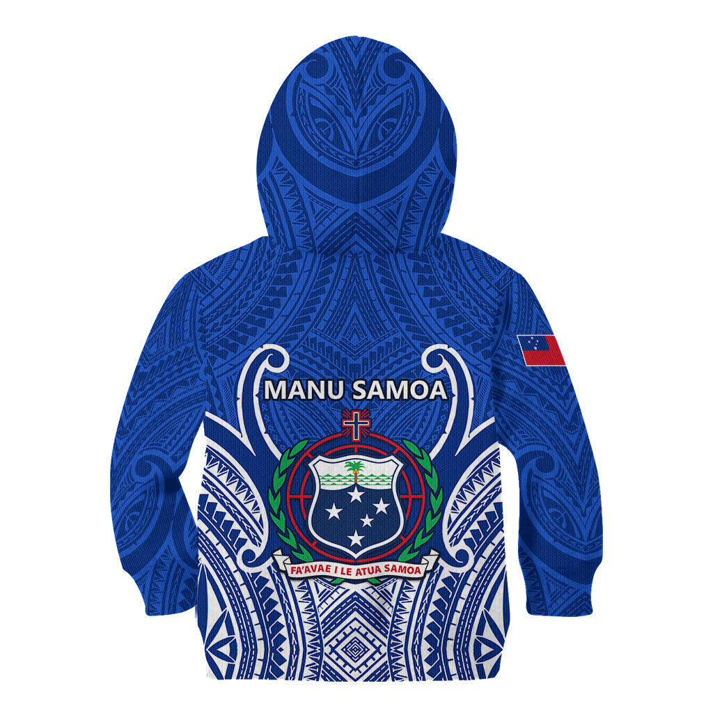 Samoa Rugby Kid Hoodie Manu Samoa Go 2023 World Cup - Wonder Print Shop