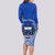 Samoa Rugby Long Sleeve Bodycon Dress Manu Samoa Go 2023 World Cup - Wonder Print Shop