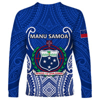 Samoa Rugby Long Sleeve Shirt Manu Samoa Go 2023 World Cup LT01