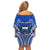 Samoa Rugby Off Shoulder Short Dress Manu Samoa Go 2023 World Cup - Wonder Print Shop
