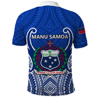 Samoa Rugby Polo Shirt Manu Samoa Go 2023 World Cup - Wonder Print Shop