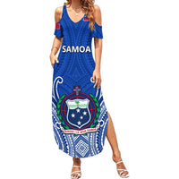 Samoa Rugby Summer Maxi Dress Manu Samoa Go 2023 World Cup - Wonder Print Shop