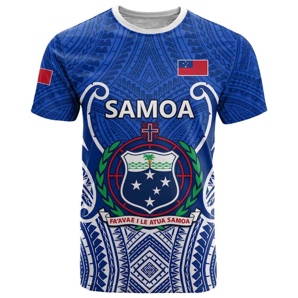Samoa Rugby T Shirt Manu Samoa Go 2023 World Cup - Wonder Print Shop