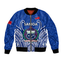 Custom Samoa Rugby Bomber Jacket Manu Samoa Go 2023 World Cup - Wonder Print Shop