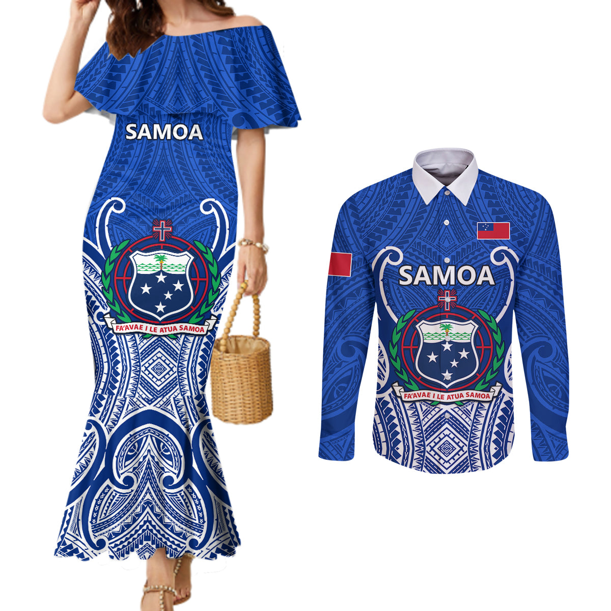 custom-samoa-rugby-couples-matching-mermaid-dress-and-long-sleeve-button-shirts-manu-samoa-go-2023-world-cup