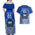 Custom Samoa Rugby Couples Matching Off Shoulder Maxi Dress and Hawaiian Shirt Manu Samoa Go 2023 World Cup - Wonder Print Shop