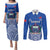 Custom Samoa Rugby Couples Matching Puletasi Dress and Long Sleeve Button Shirts Manu Samoa Go 2023 World Cup - Wonder Print Shop
