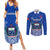 Custom Samoa Rugby Couples Matching Summer Maxi Dress and Long Sleeve Button Shirts Manu Samoa Go 2023 World Cup - Wonder Print Shop