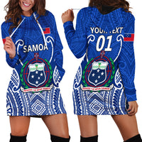 Custom Samoa Rugby Hoodie Dress Manu Samoa Go 2023 World Cup - Wonder Print Shop