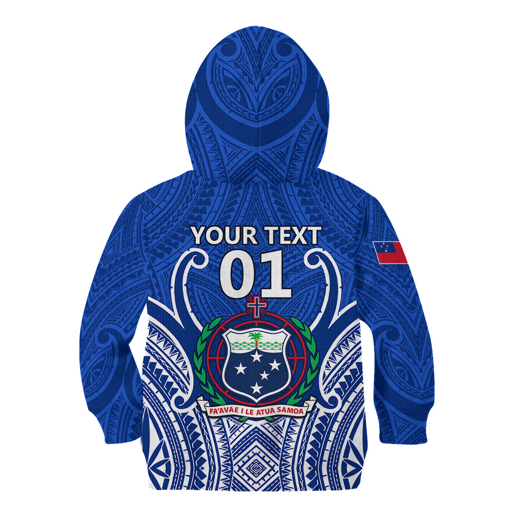 Custom Samoa Rugby Kid Hoodie Manu Samoa Go 2023 World Cup - Wonder Print Shop