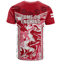 England Rugby T Shirt The Red Rose Come On 2023 World Cup - Wonder Print Shop