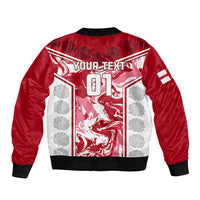 Custom England Rugby Bomber Jacket The Red Rose Come On 2023 World Cup - Wonder Print Shop