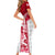 Custom England Rugby Short Sleeve Bodycon Dress The Red Rose Come On 2023 World Cup - Wonder Print Shop