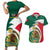 Personalised Mexico Independence Day Couples Matching Short Sleeve Bodycon Dress and Hawaiian Shirt Mexican Aztec Pattern - Wonder Print Shop