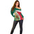 Personalised Mexico Independence Day Off Shoulder Sweater Mexican Aztec Pattern - Wonder Print Shop