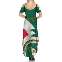 Personalised Mexico Independence Day Summer Maxi Dress Mexican Aztec Pattern - Wonder Print Shop