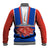 Chile Independence Day Baseball Jacket Chilean Bellflower - Wonder Print Shop
