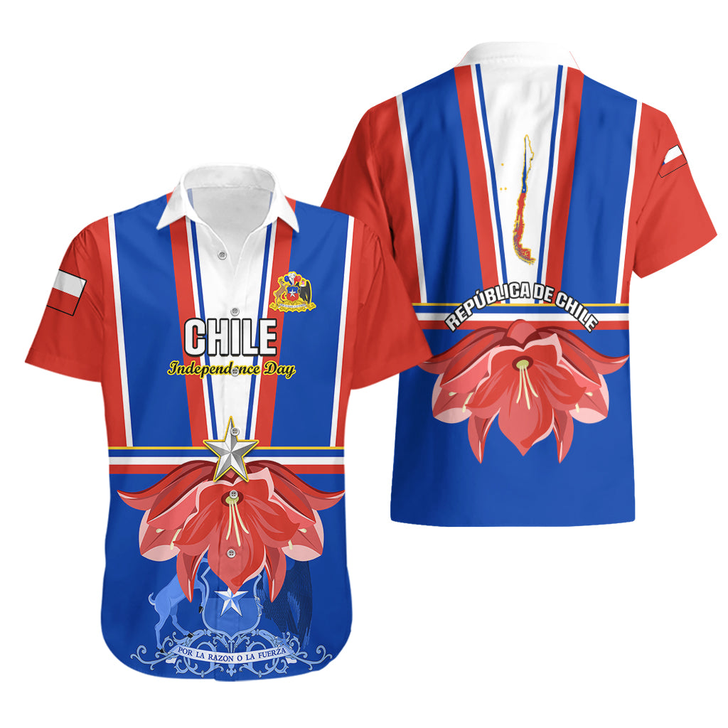 Chile Independence Day Hawaiian Shirt Chilean Bellflower - Wonder Print Shop