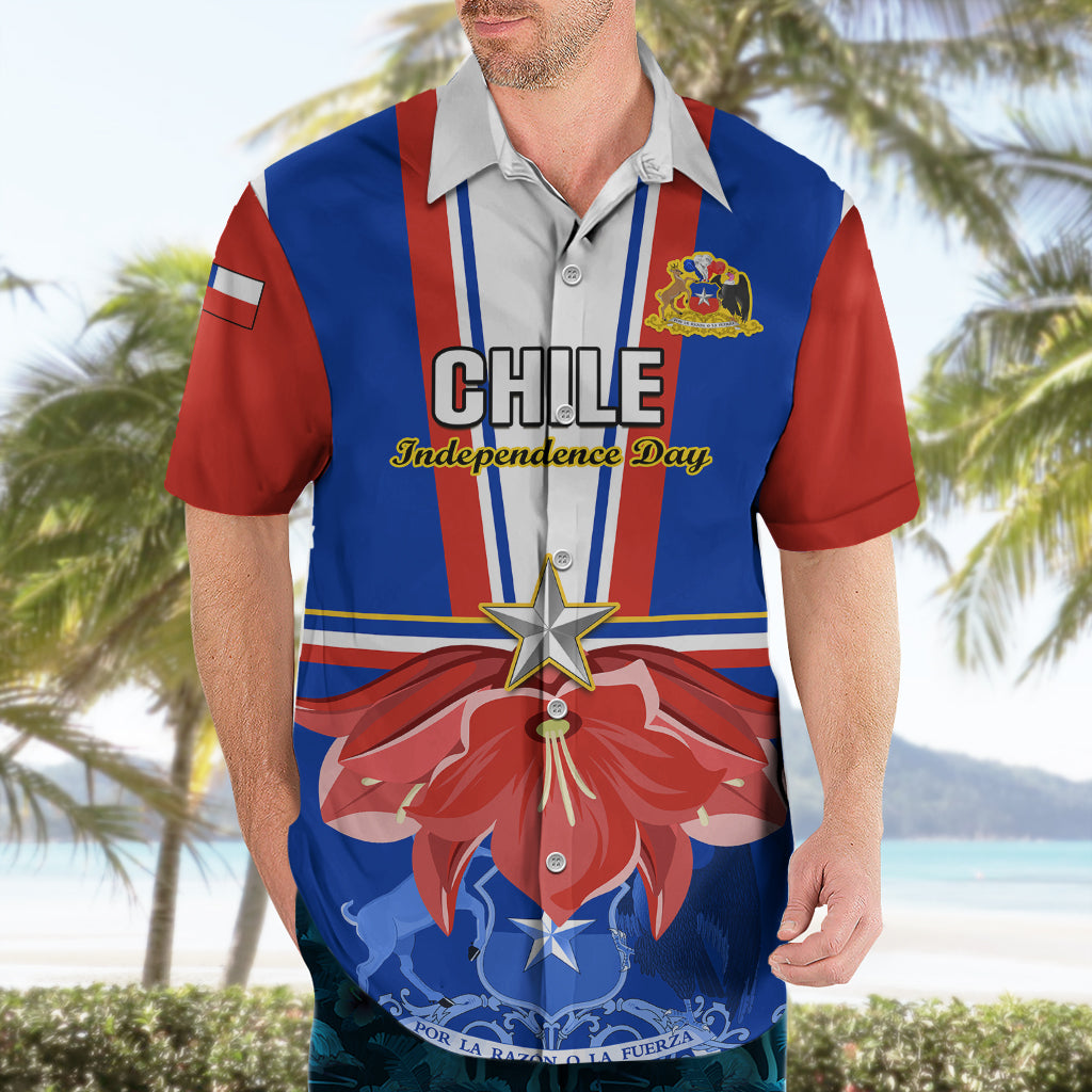 Chile Independence Day Hawaiian Shirt Chilean Bellflower - Wonder Print Shop