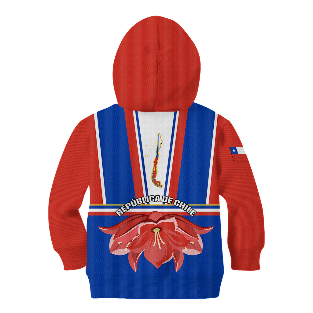 Chile Independence Day Kid Hoodie Chilean Bellflower - Wonder Print Shop