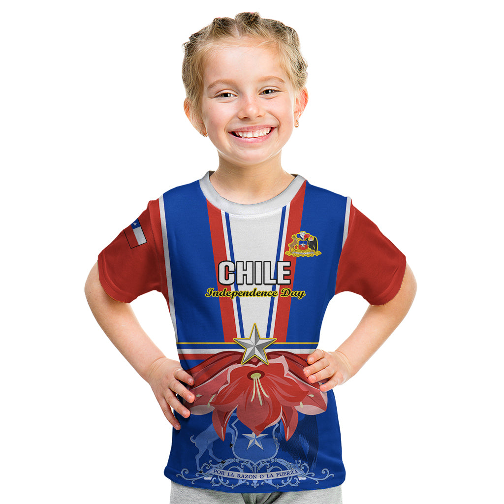 Chile Independence Day Kid T Shirt Chilean Bellflower - Wonder Print Shop