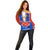 Chile Independence Day Off Shoulder Sweater Chilean Bellflower - Wonder Print Shop
