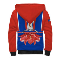 Chile Independence Day Sherpa Hoodie Chilean Bellflower - Wonder Print Shop