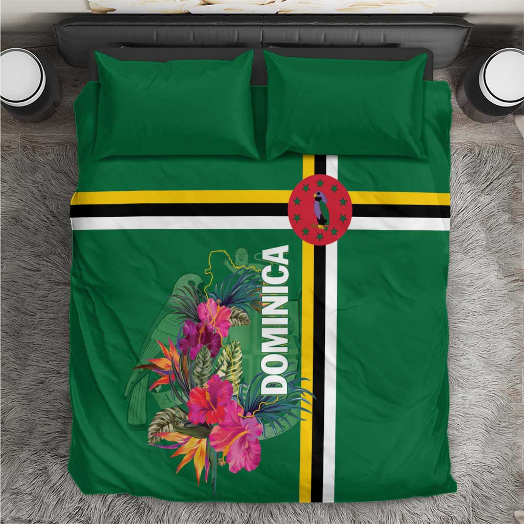 Dominica Bedding Set Waitukubuli Tropical Flower - Wonder Print Shop