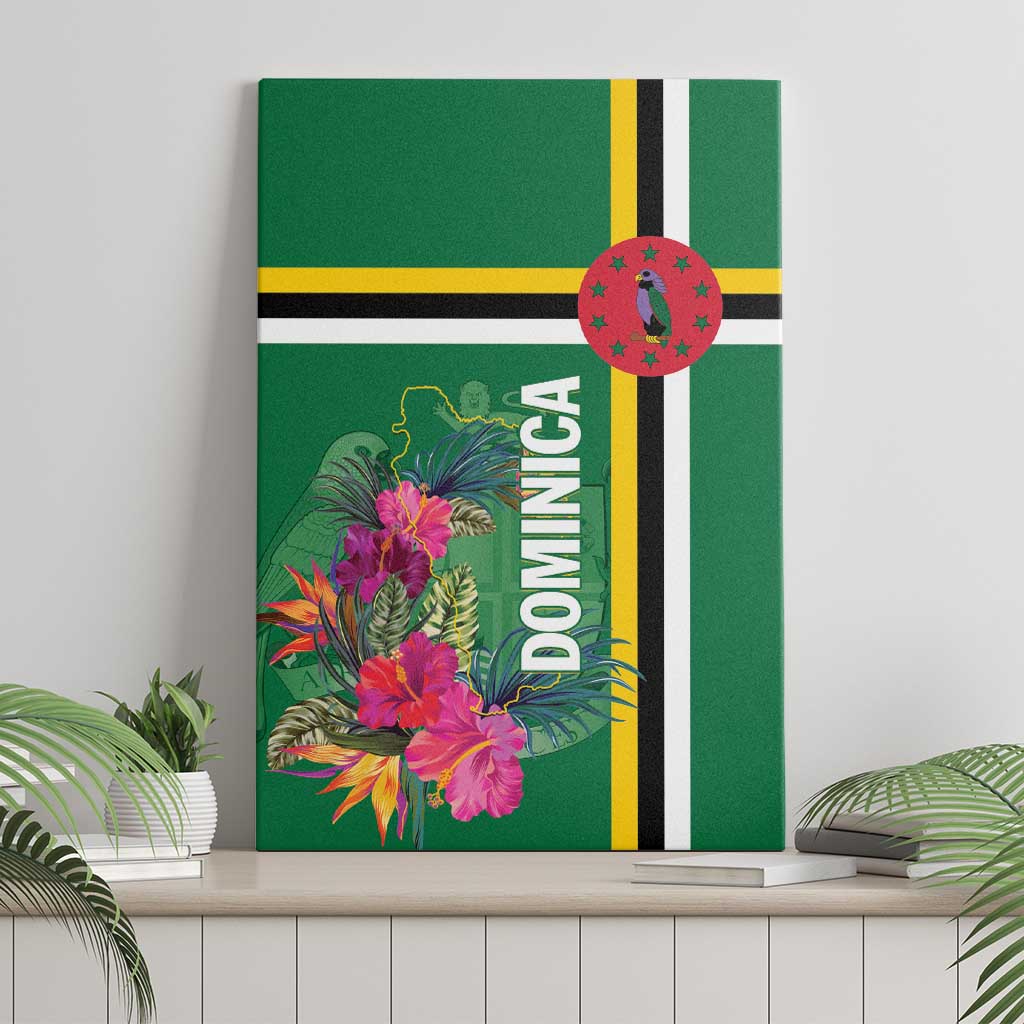 Dominica Canvas Wall Art Waitukubuli Tropical Flower - Wonder Print Shop
