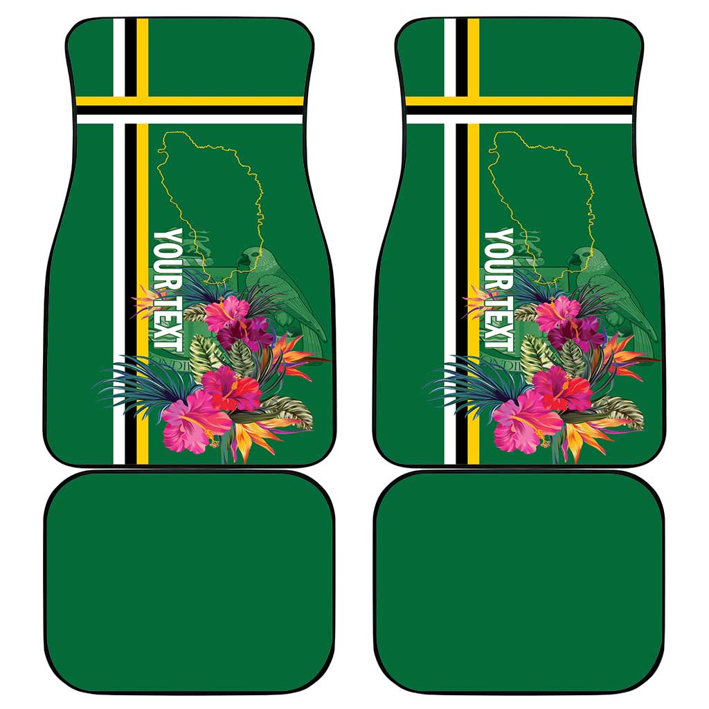 Dominica Car Mats Waitukubuli Tropical Flower - Wonder Print Shop