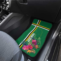 Dominica Car Mats Waitukubuli Tropical Flower - Wonder Print Shop