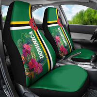 Dominica Car Seat Cover Waitukubuli Tropical Flower - Wonder Print Shop