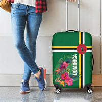 Dominica Luggage Cover Waitukubuli Tropical Flower - Wonder Print Shop