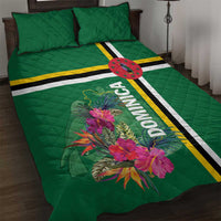 Dominica Quilt Bed Set Waitukubuli Tropical Flower - Wonder Print Shop