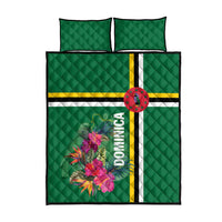 Dominica Quilt Bed Set Waitukubuli Tropical Flower - Wonder Print Shop