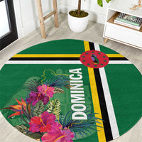 Dominica Round Carpet Waitukubuli Tropical Flower