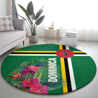 Dominica Round Carpet Waitukubuli Tropical Flower